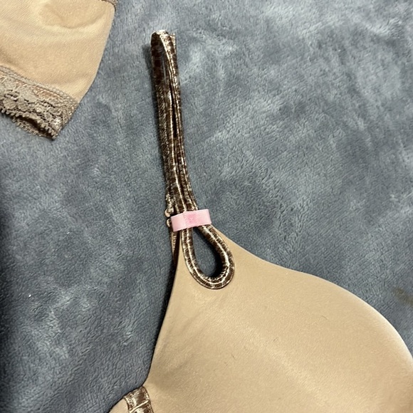 Vintage Sexy Little Things Victorias Secret Nude Bra and Pantie Set - Picture 8 of 10